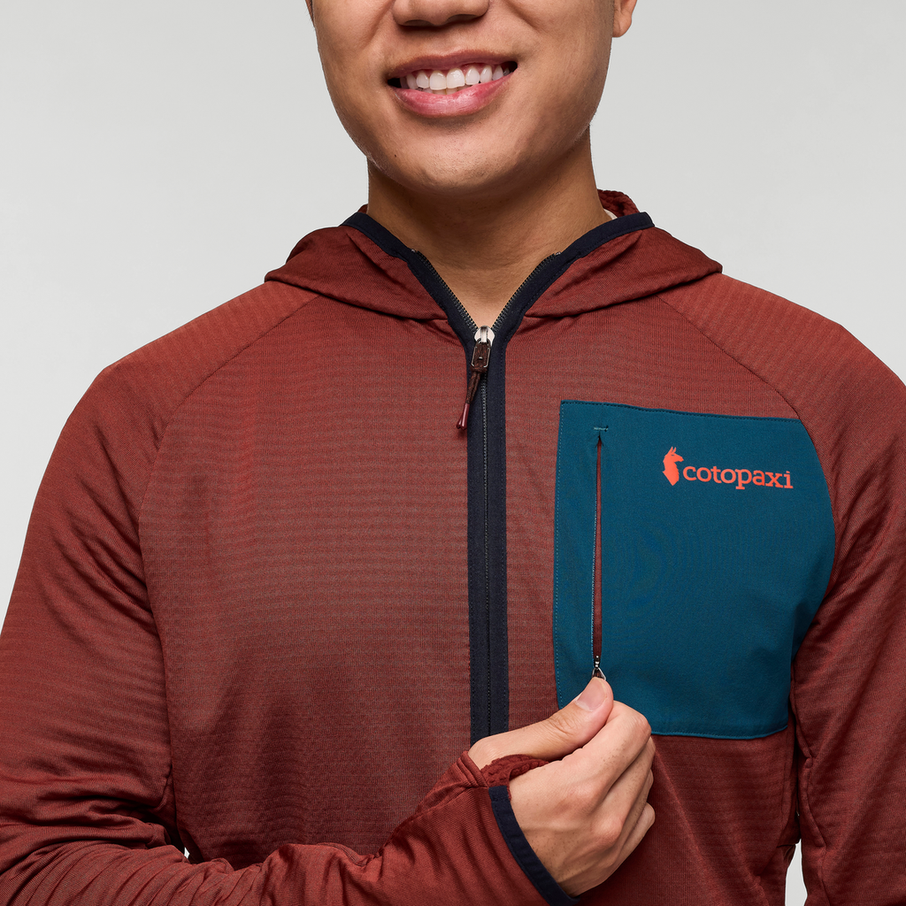 Otero Fleece Full-Zip Hooded Jacket Men's | Cozy Outdoor Layer