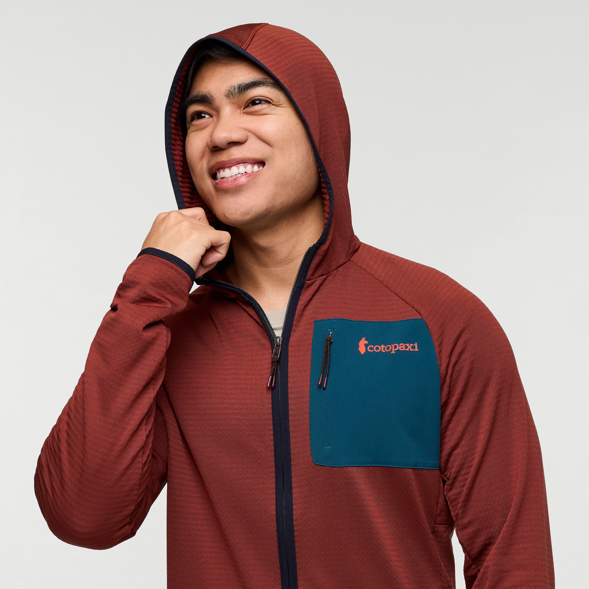 Otero Fleece Full-Zip Hooded Jacket Men's | Cozy Outdoor Layer