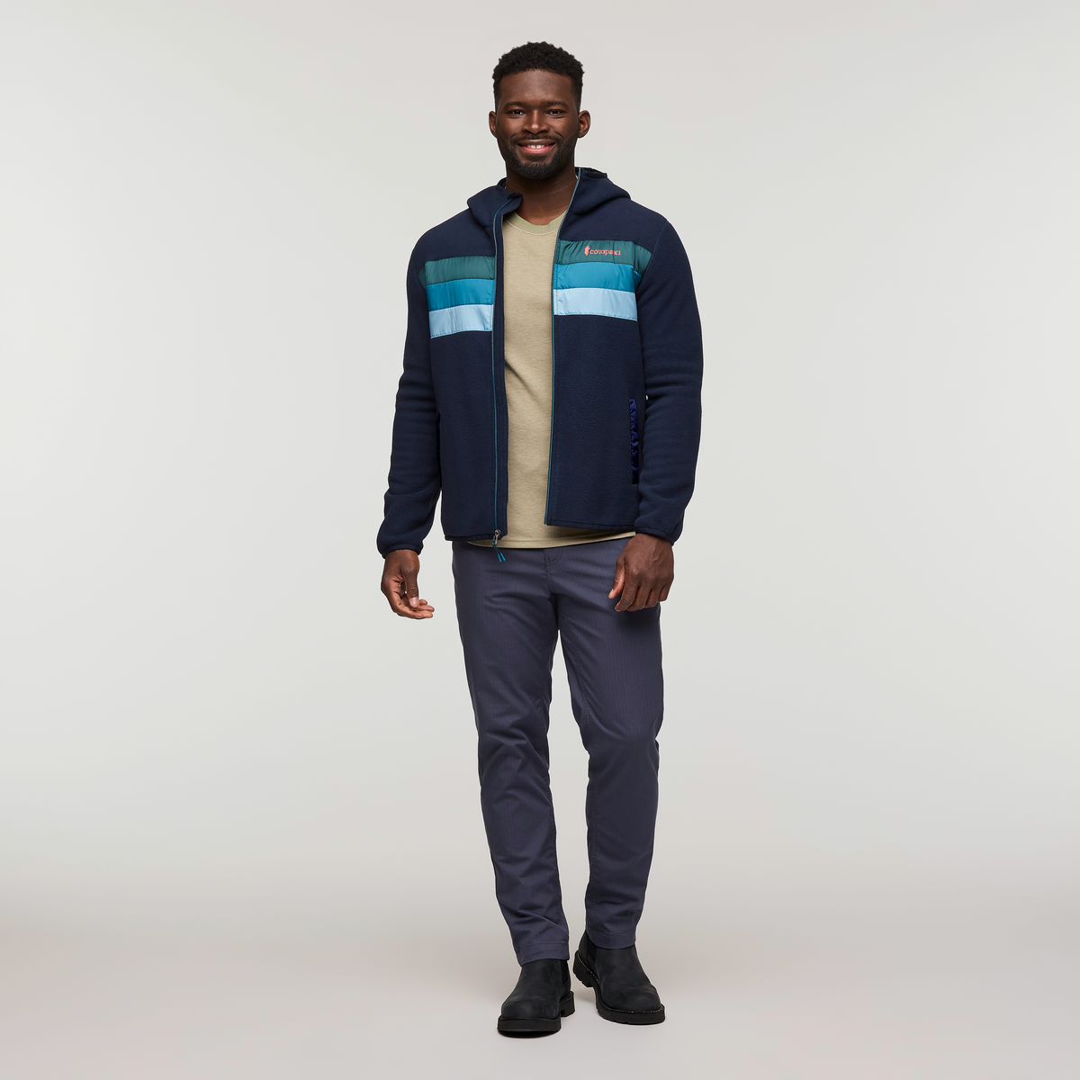 Teca Fleece Hooded Full-Zip Jacket Men's | Cozy Outdoor Layer