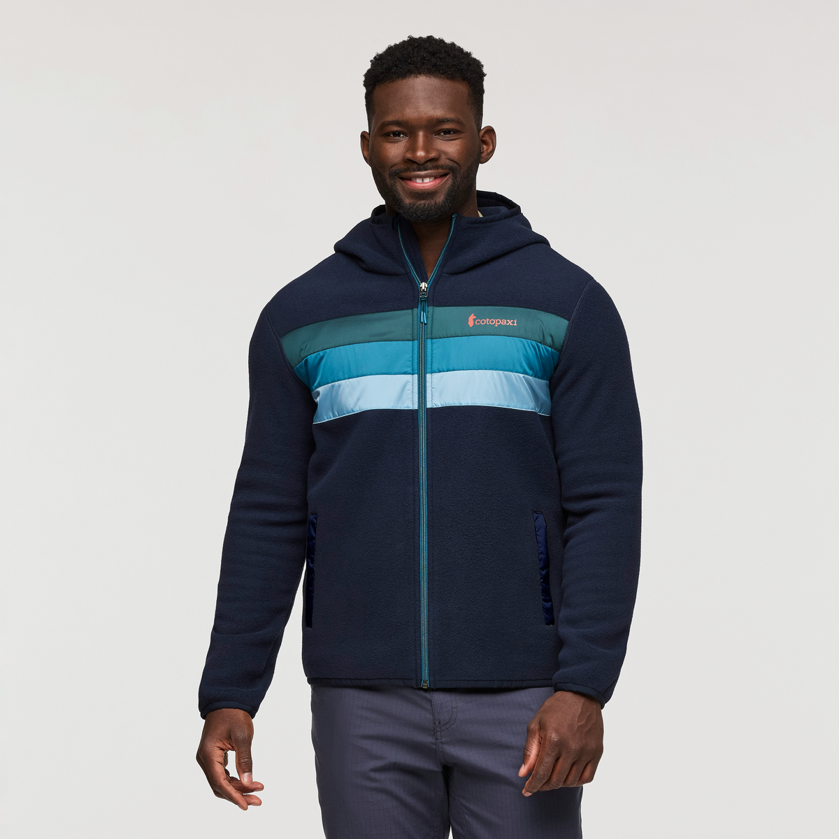 Teca Fleece Hooded Full-Zip Jacket Men's | Cozy Outdoor Layer