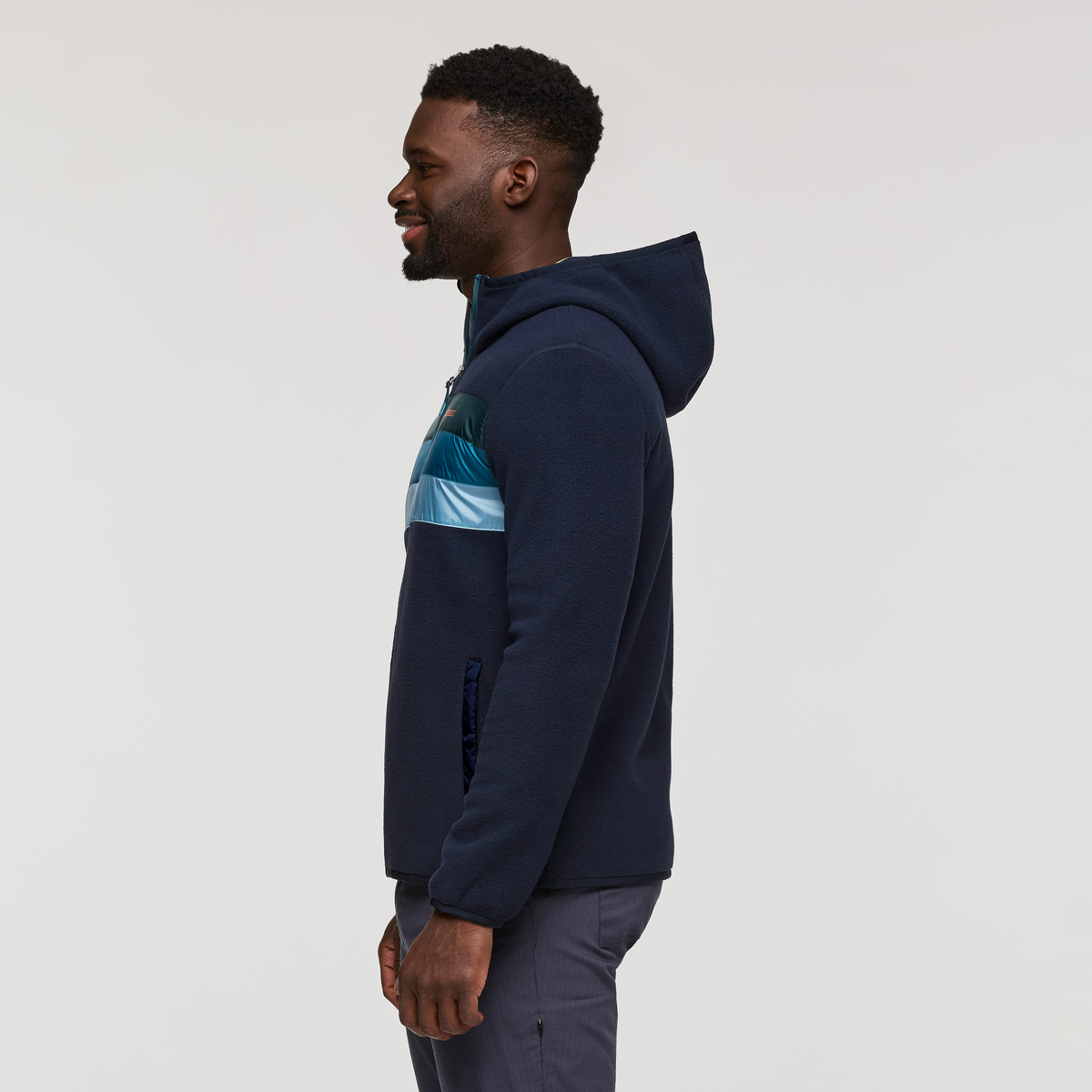 Teca Fleece Hooded Full-Zip Jacket Men's | Cozy Outdoor Layer
