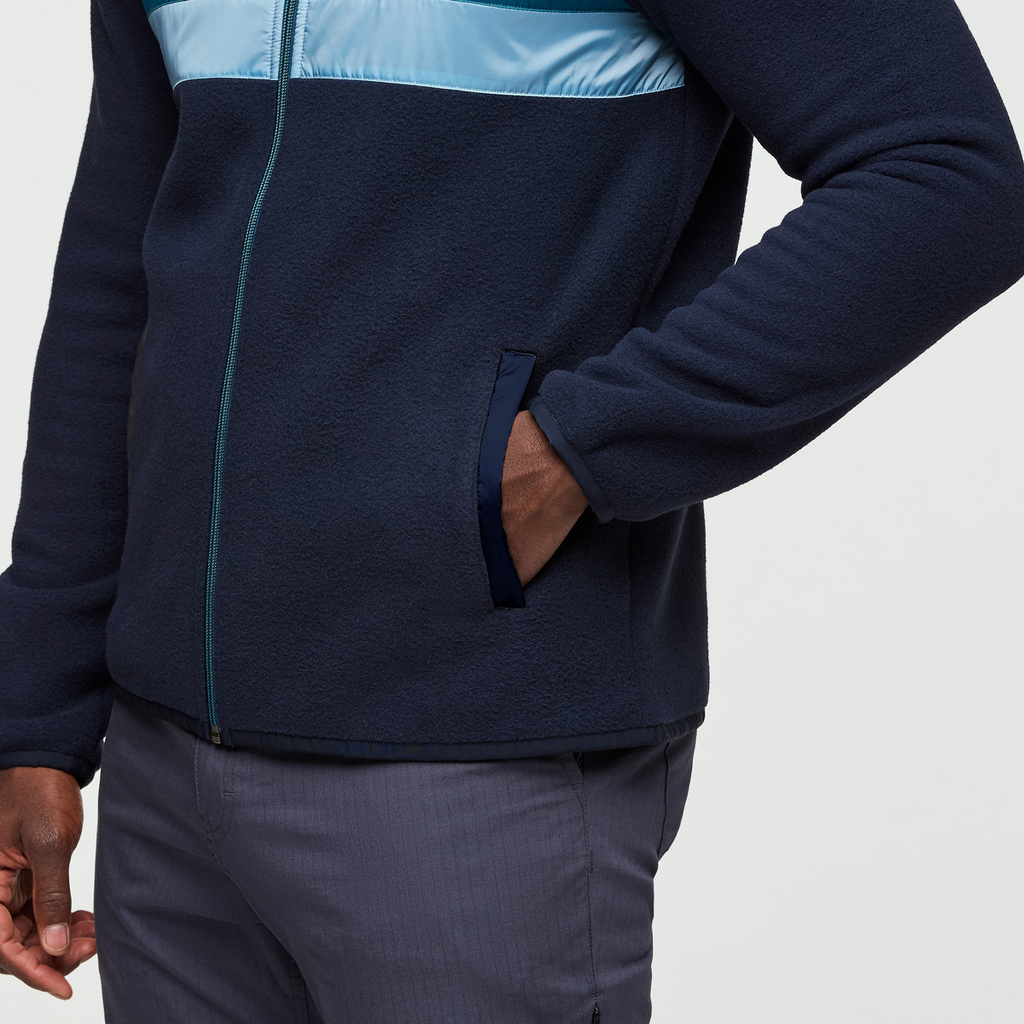 Teca Fleece Hooded Full-Zip Jacket Men's | Cozy Outdoor Layer