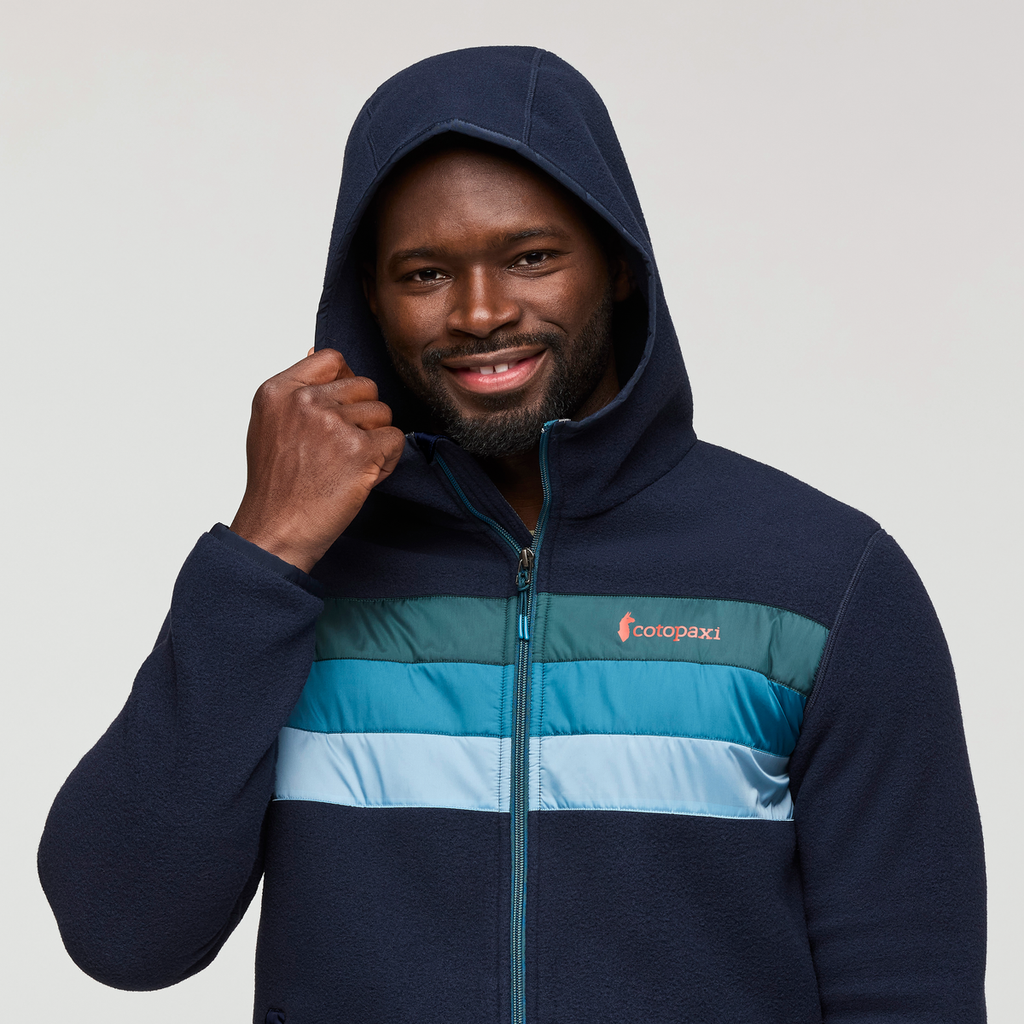 Teca Fleece Hooded Full-Zip Jacket Men's | Cozy Outdoor Layer