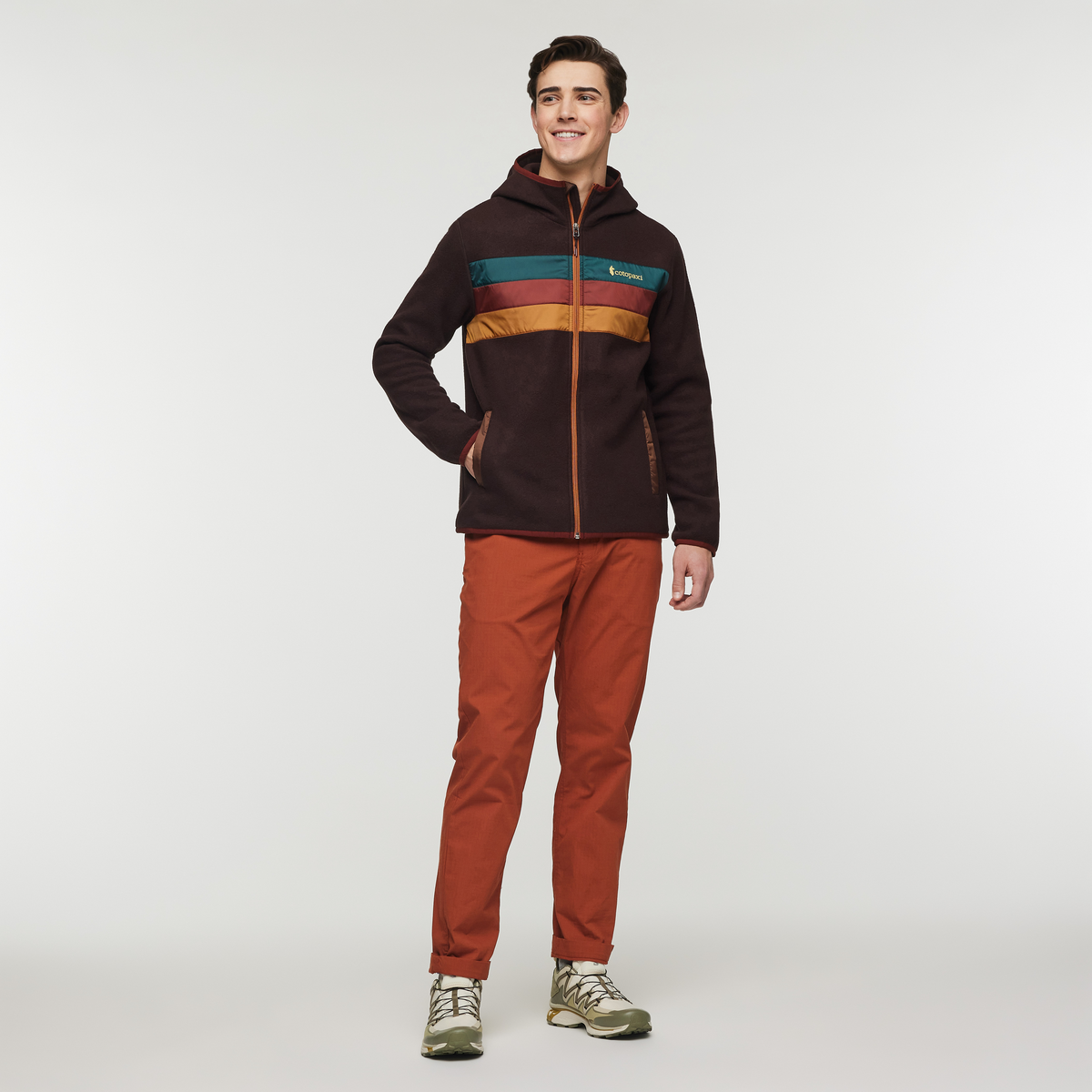 Teca Fleece Hooded Full-Zip Jacket Men's | Cozy Outdoor Layer