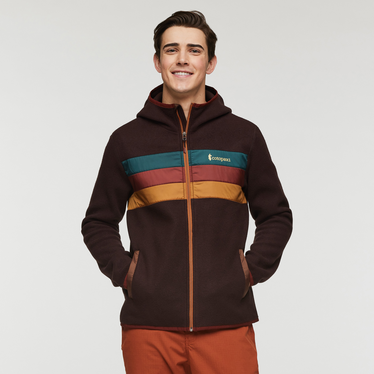 Teca Fleece Hooded Full-Zip Jacket Men's | Cozy Outdoor Layer