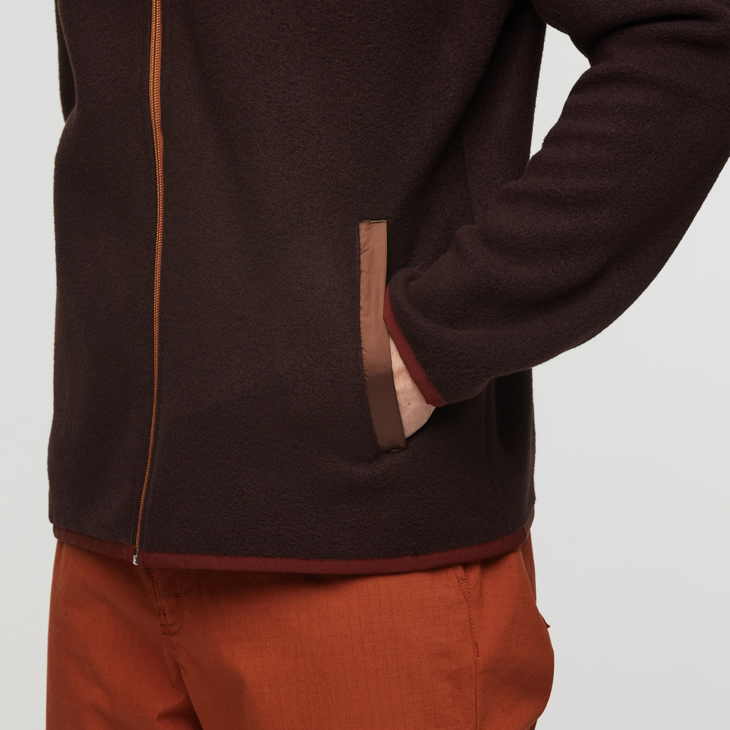 Teca Fleece Hooded Full-Zip Jacket Men's | Cozy Outdoor Layer