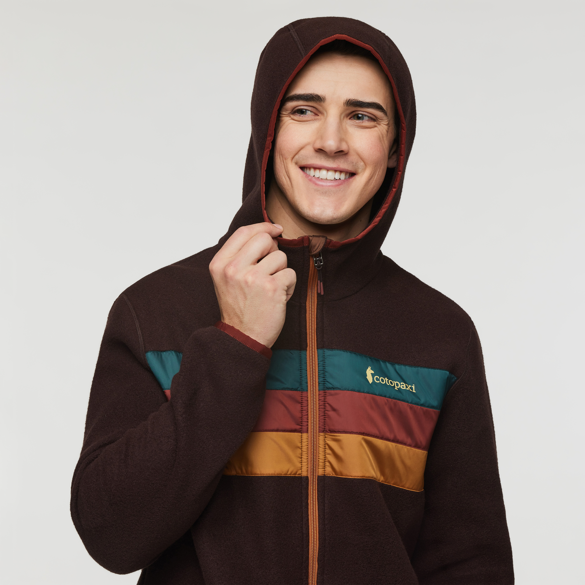 Teca Fleece Hooded Full-Zip Jacket Men's | Cozy Outdoor Layer
