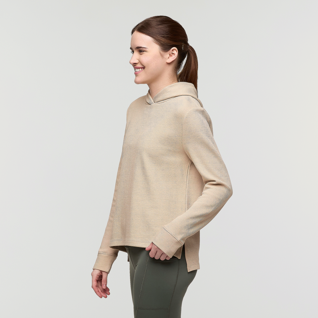 Atajo Long-Sleeve Waffle Hoodie Women's | Comfortable Everyday Layer