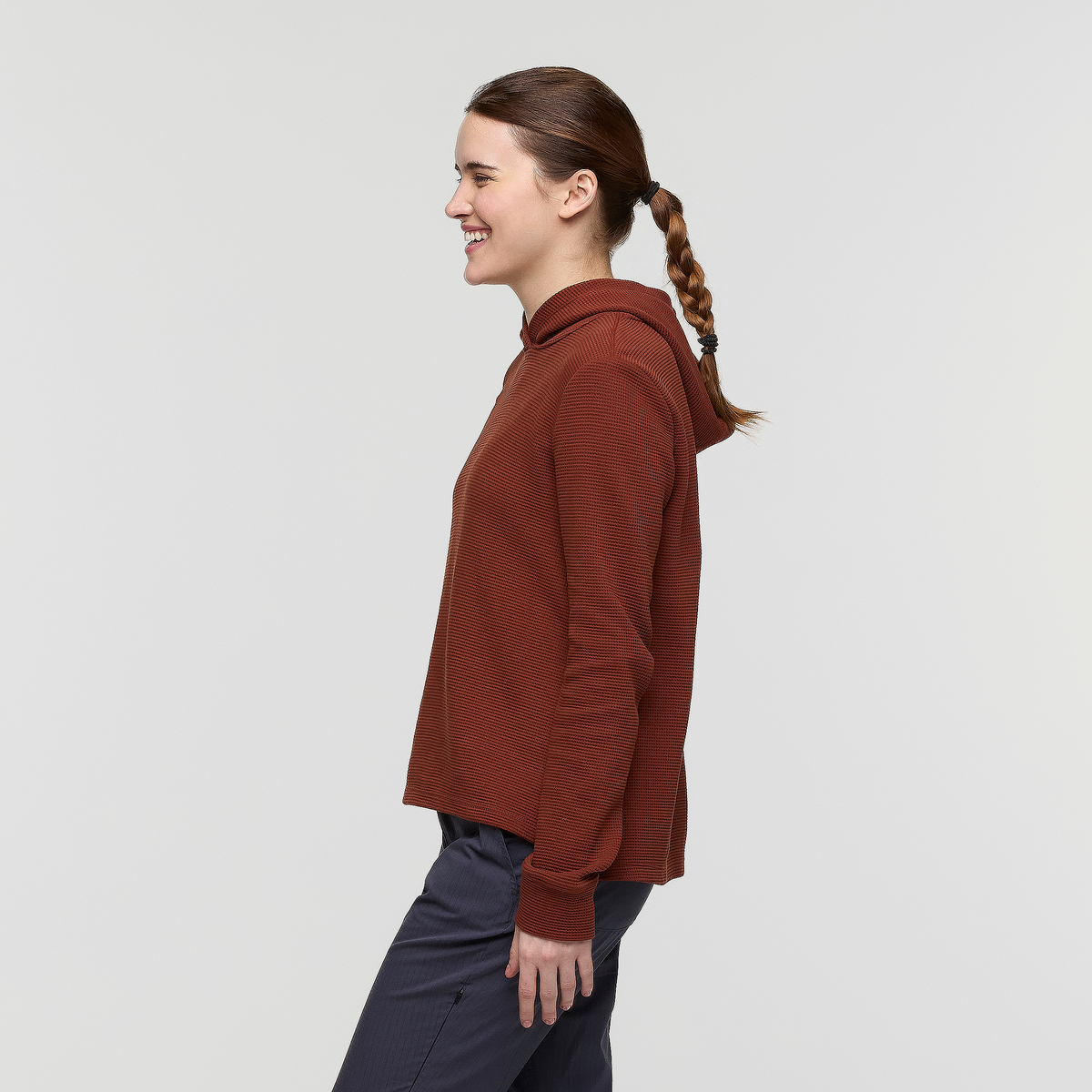 Atajo Long-Sleeve Waffle Hoodie Women's | Comfortable Everyday Layer
