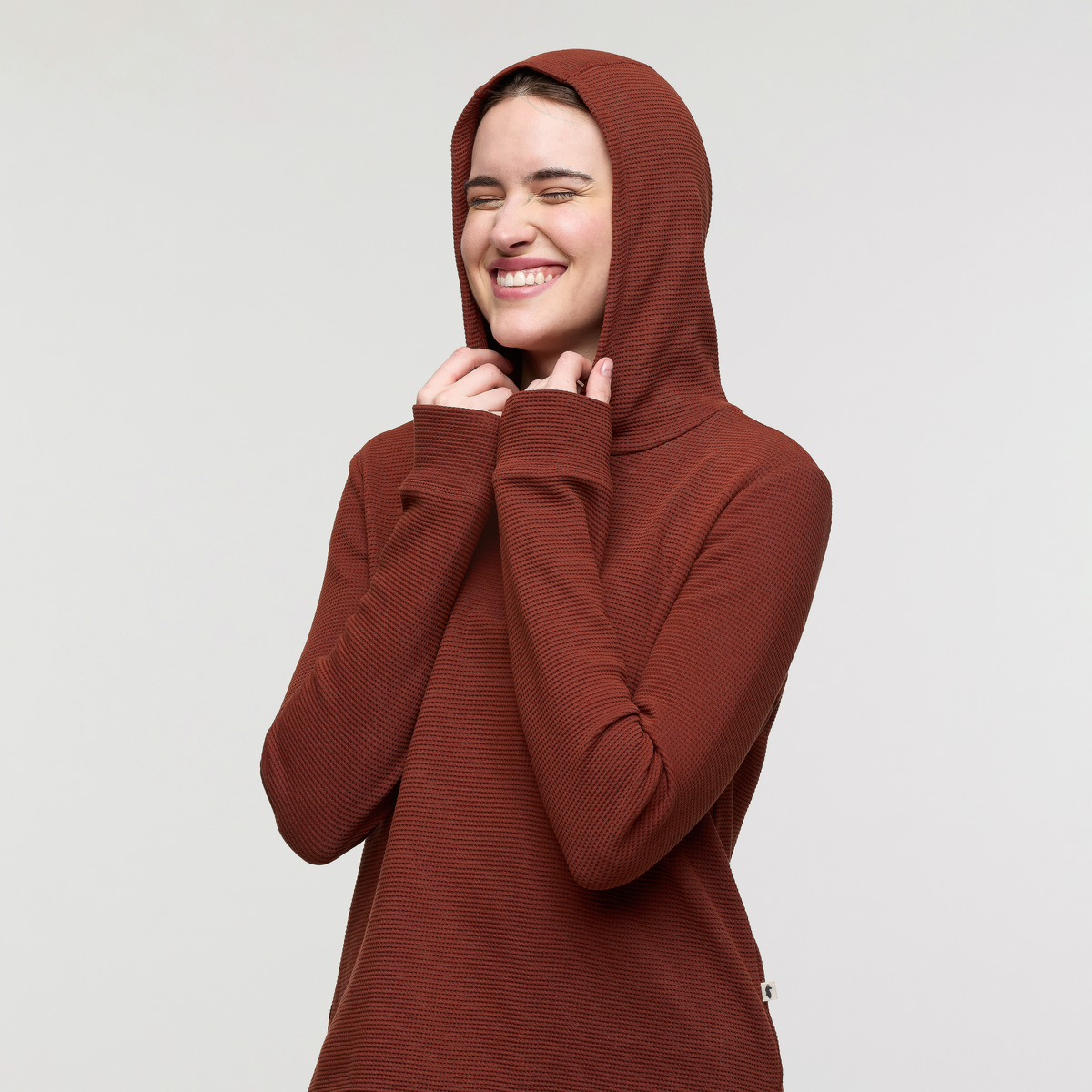 Atajo Long-Sleeve Waffle Hoodie Women's | Comfortable Everyday Layer