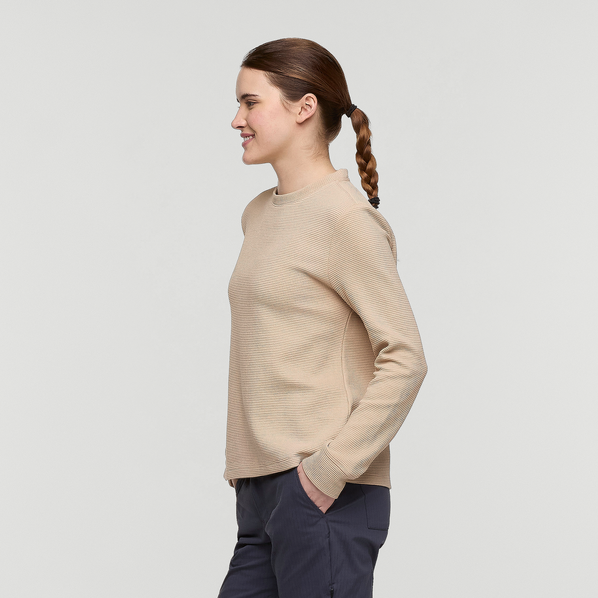 Atajo Long-Sleeve Waffle Shirt Women's | Comfortable Outdoor Top