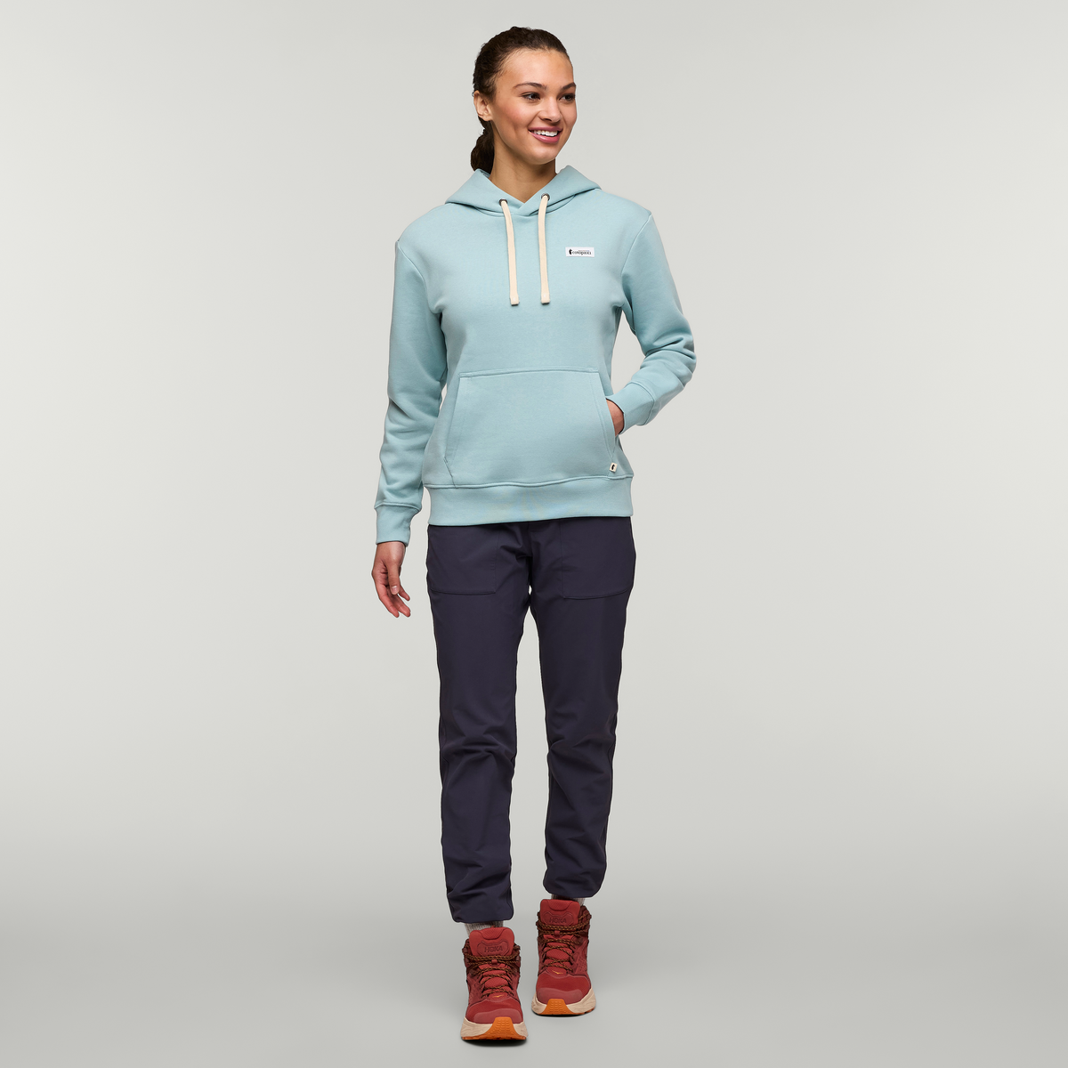 Llama Patch Pullover Hoodie Women's | Cozy Outdoor Layer