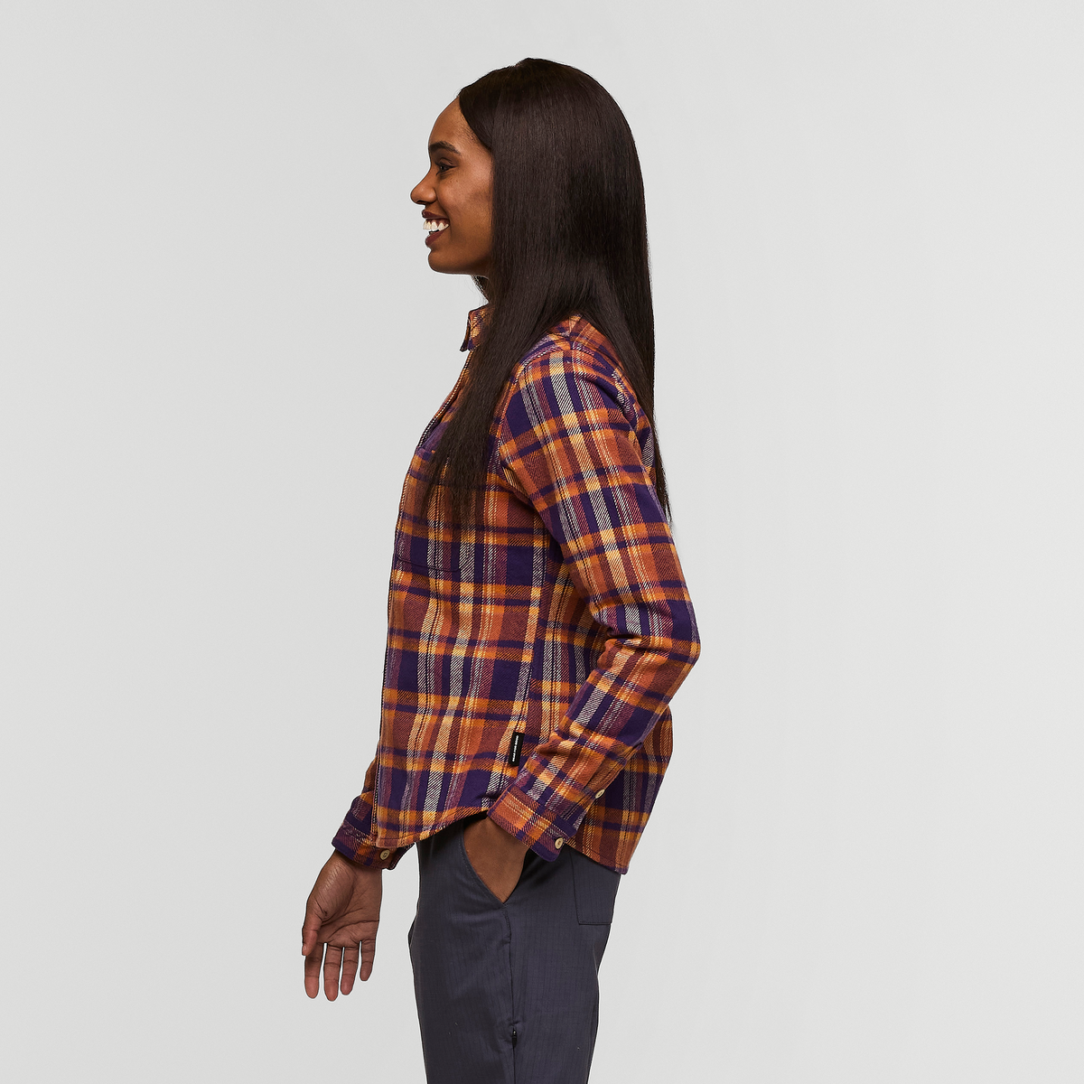 Mero Organic Flannel Shirt Women's | Comfortable Outdoor Top