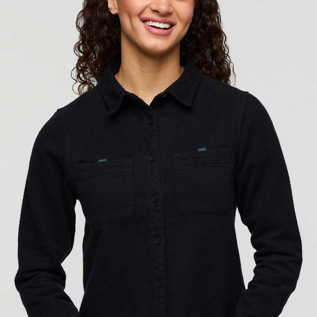 Mero Organic Flannel Shirt Women's | Comfortable Outdoor Top