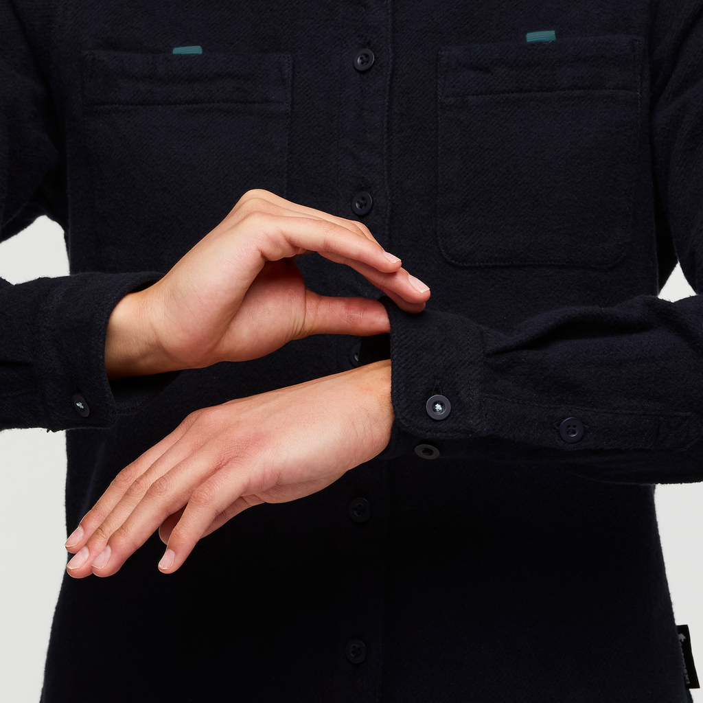 Mero Organic Flannel Shirt Women's | Comfortable Outdoor Top