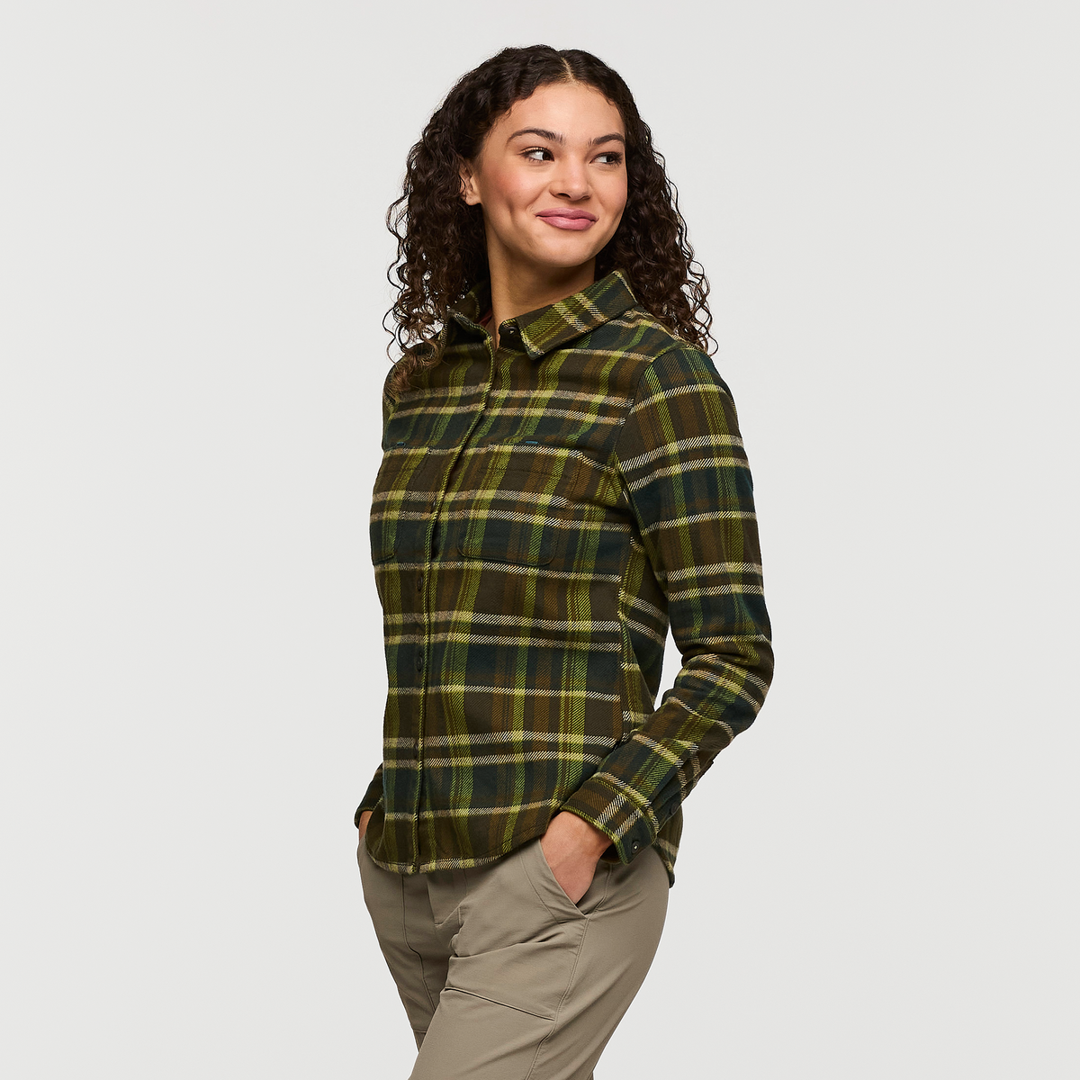 Mero Organic Flannel Shirt Women's | Comfortable Outdoor Top