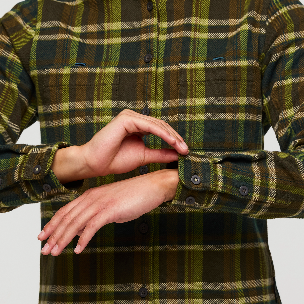 Mero Organic Flannel Shirt Women's | Comfortable Outdoor Top