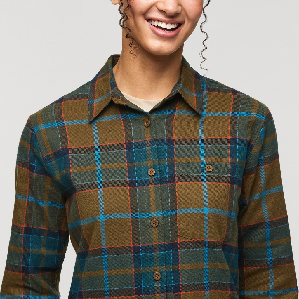Quedo Flannel Shirt Women's | Comfortable Outdoor Top