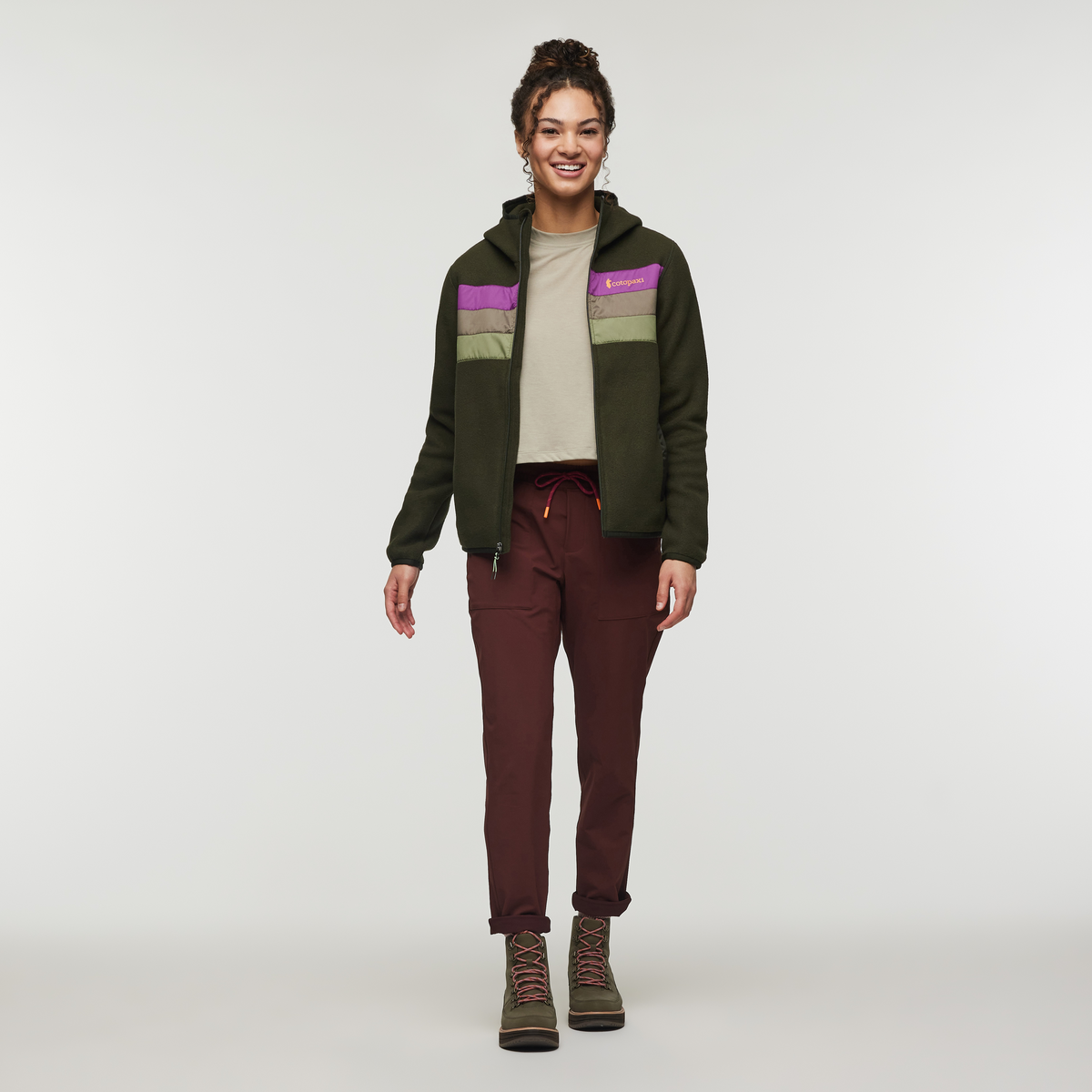 Teca Fleece Hooded Full-Zip Jacket Women's | Cozy Outdoor Layer