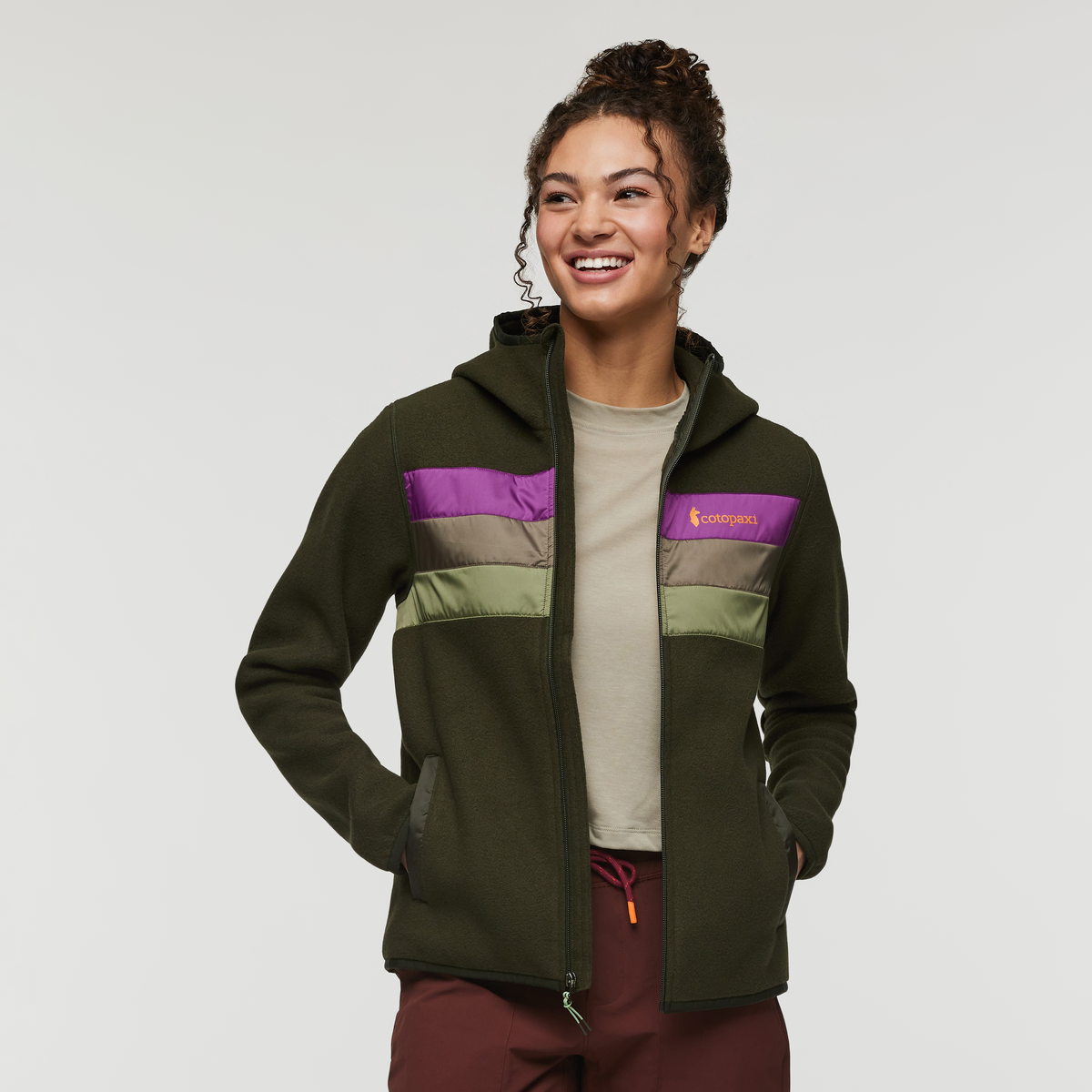 Teca Fleece Hooded Full-Zip Jacket Women's | Cozy Outdoor Layer