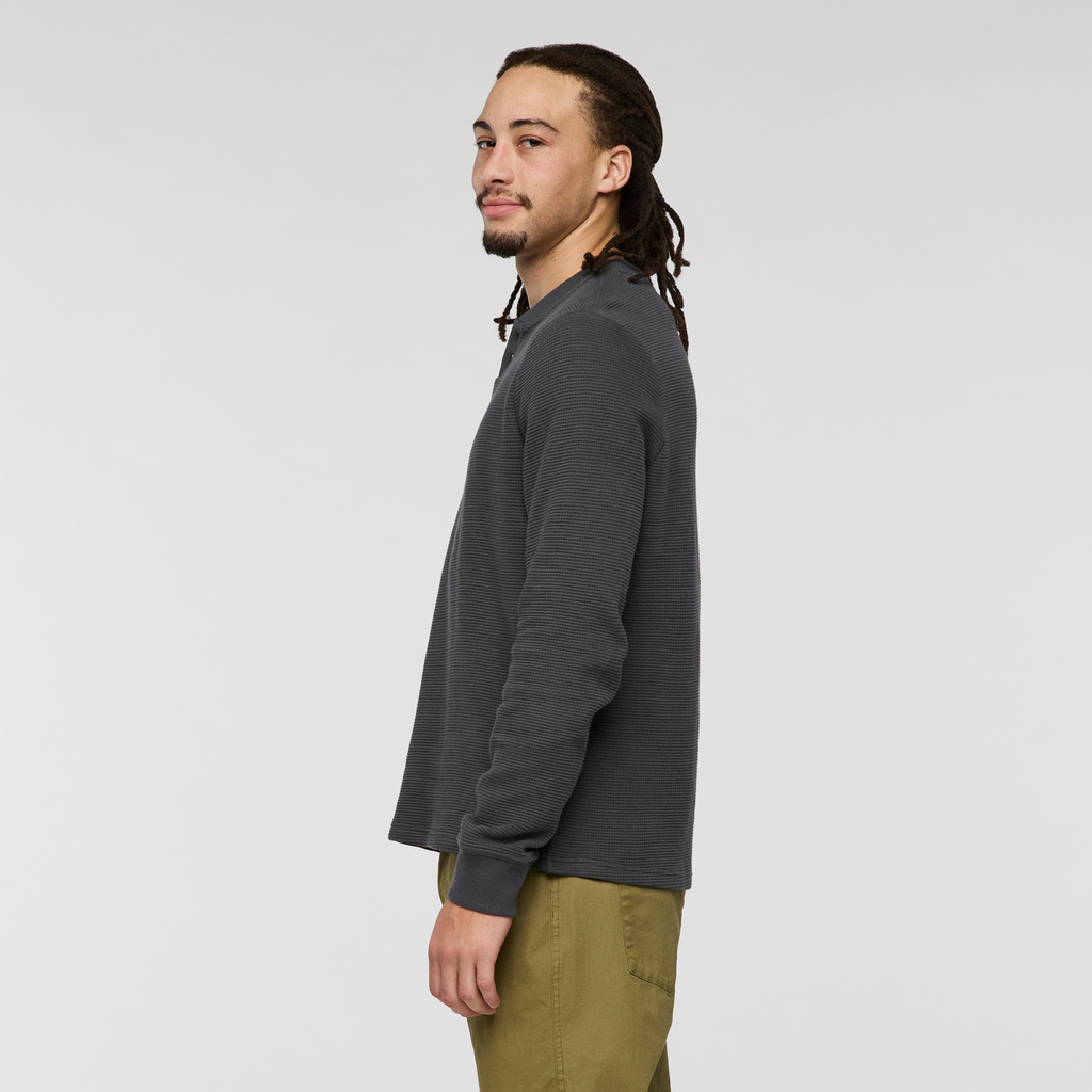 Atajo Long-Sleeve Waffle Henley Men's | Adventure-Ready Comfort