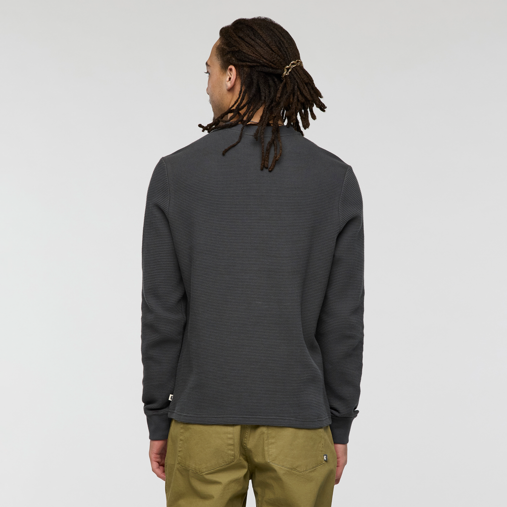 Atajo Long-Sleeve Waffle Henley Men's | Adventure-Ready Comfort
