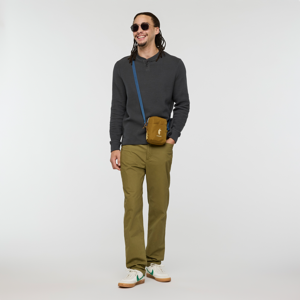 Atajo Long-Sleeve Waffle Henley Men's | Adventure-Ready Comfort