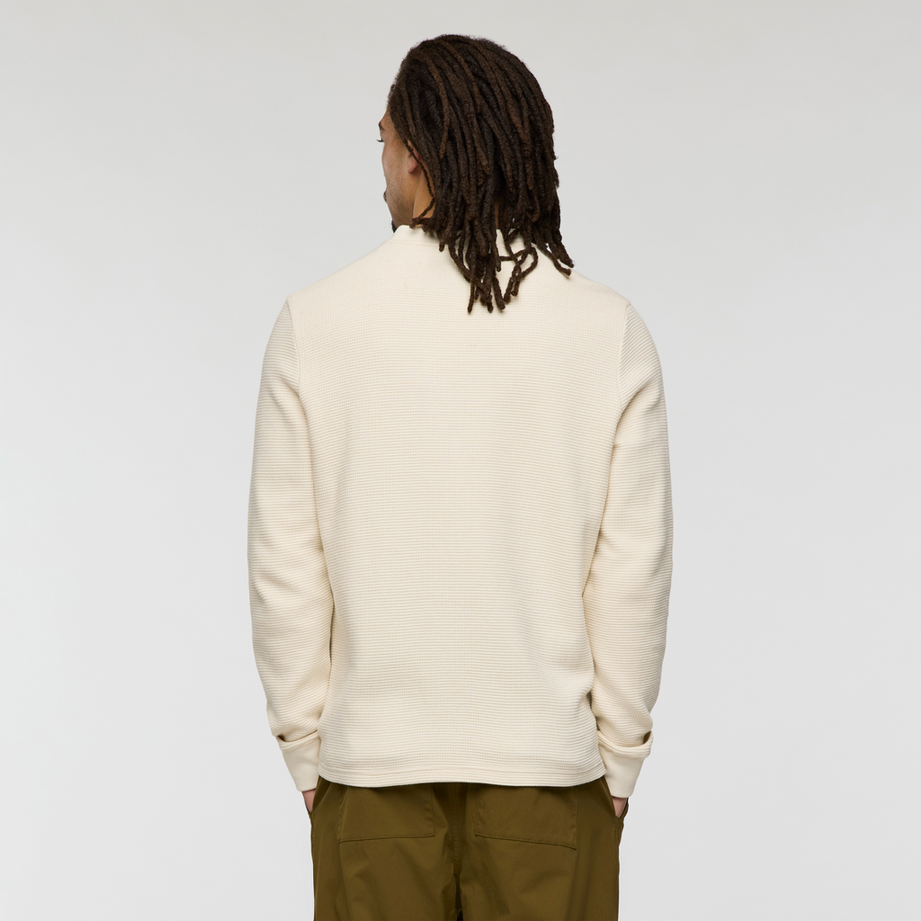 Atajo Long-Sleeve Waffle Henley Men's | Adventure-Ready Comfort