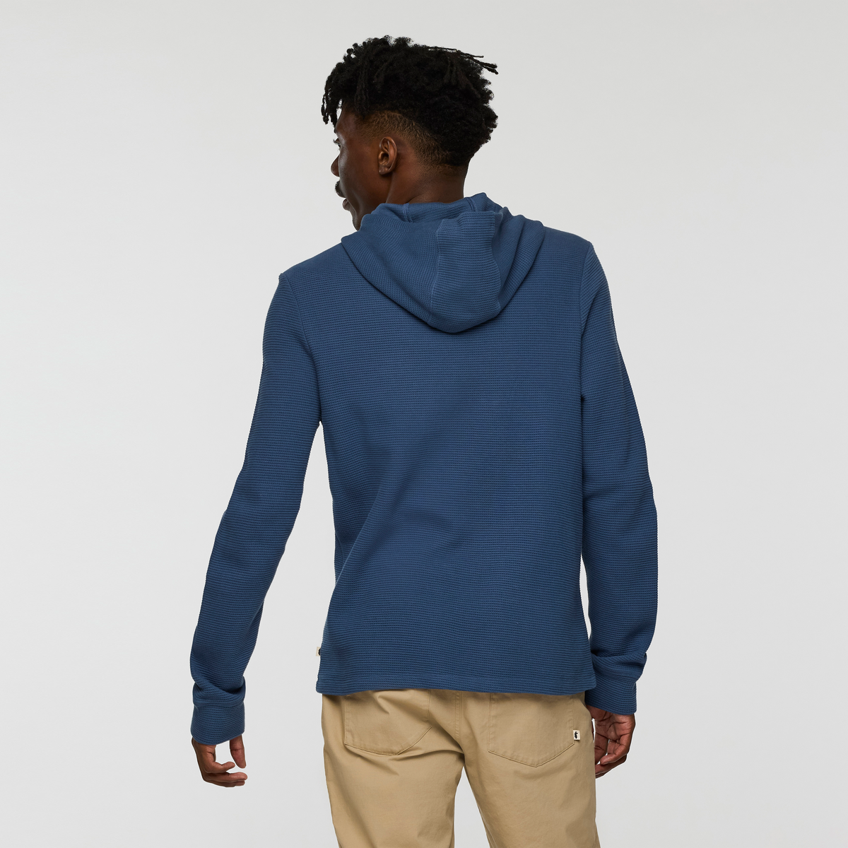 Atajo Long-Sleeve Waffle Hoodie Men's | Comfortable Everyday Layer