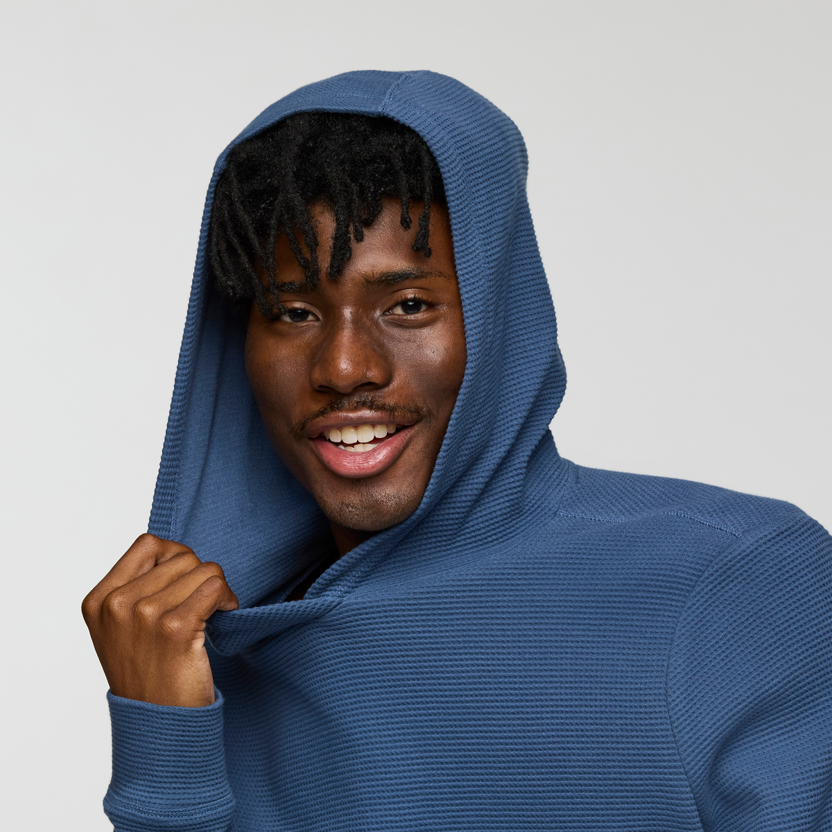 Atajo Long-Sleeve Waffle Hoodie Men's | Comfortable Everyday Layer