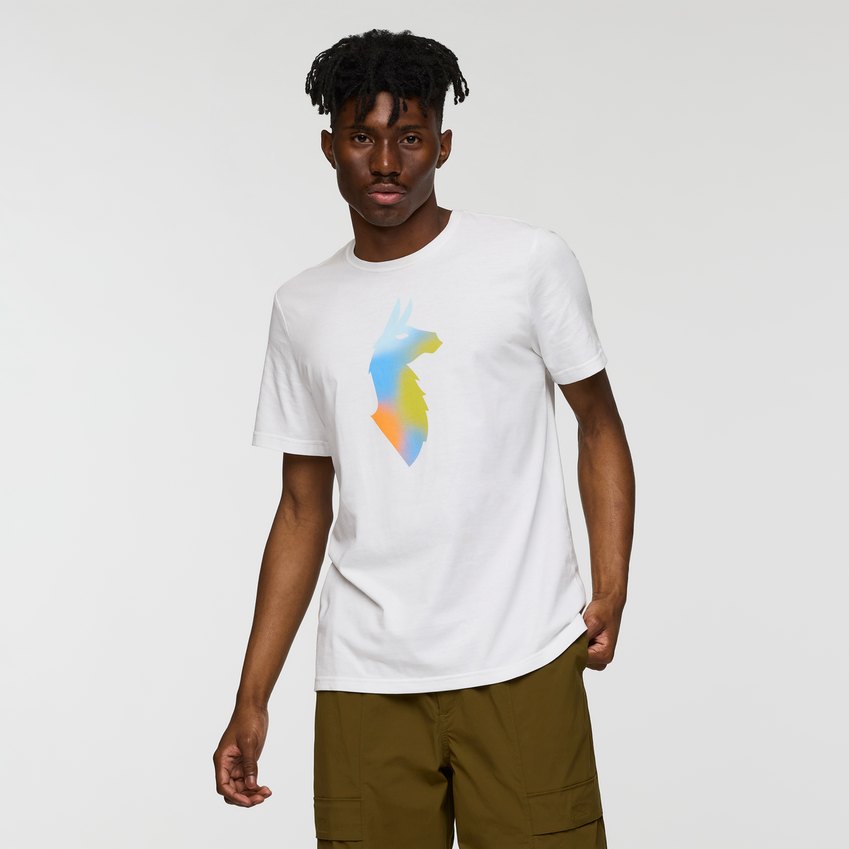 Bitmap Llama T-Shirt Men's | Comfortable Outdoor Top