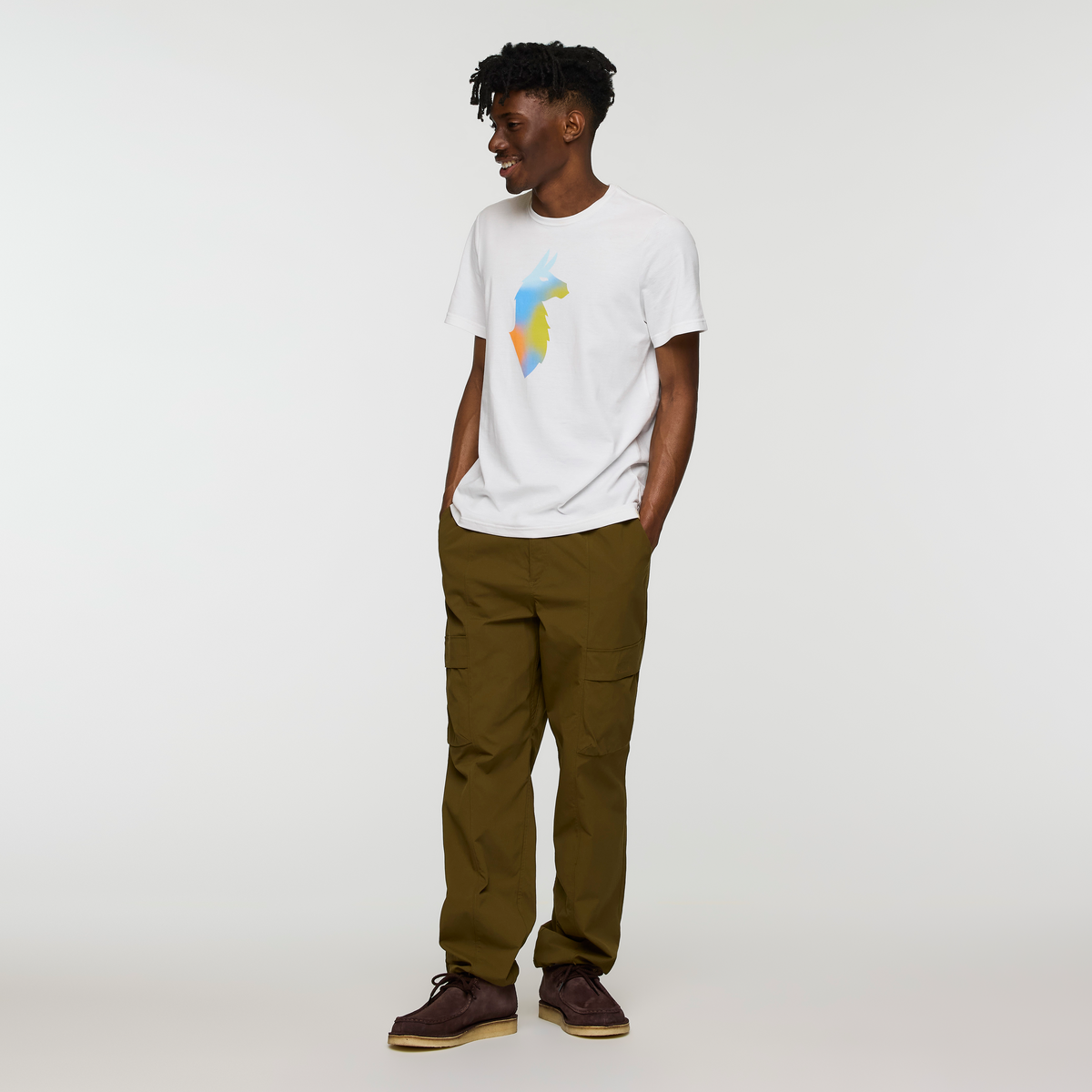 Bitmap Llama T-Shirt Men's | Comfortable Outdoor Top