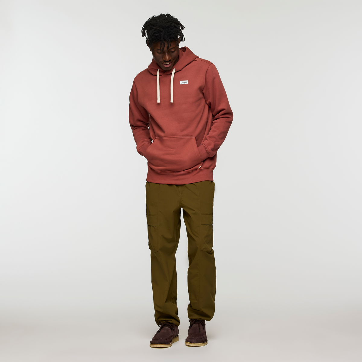 Llama Patch Pullover Hoodie Men's | Cozy Outdoor Layer
