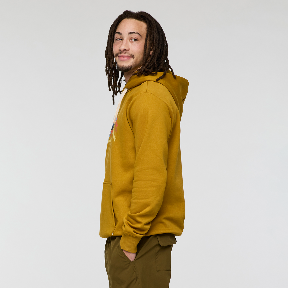 Melting Sunset Pullover Hoodie Men's | Cozy Outdoor Layer