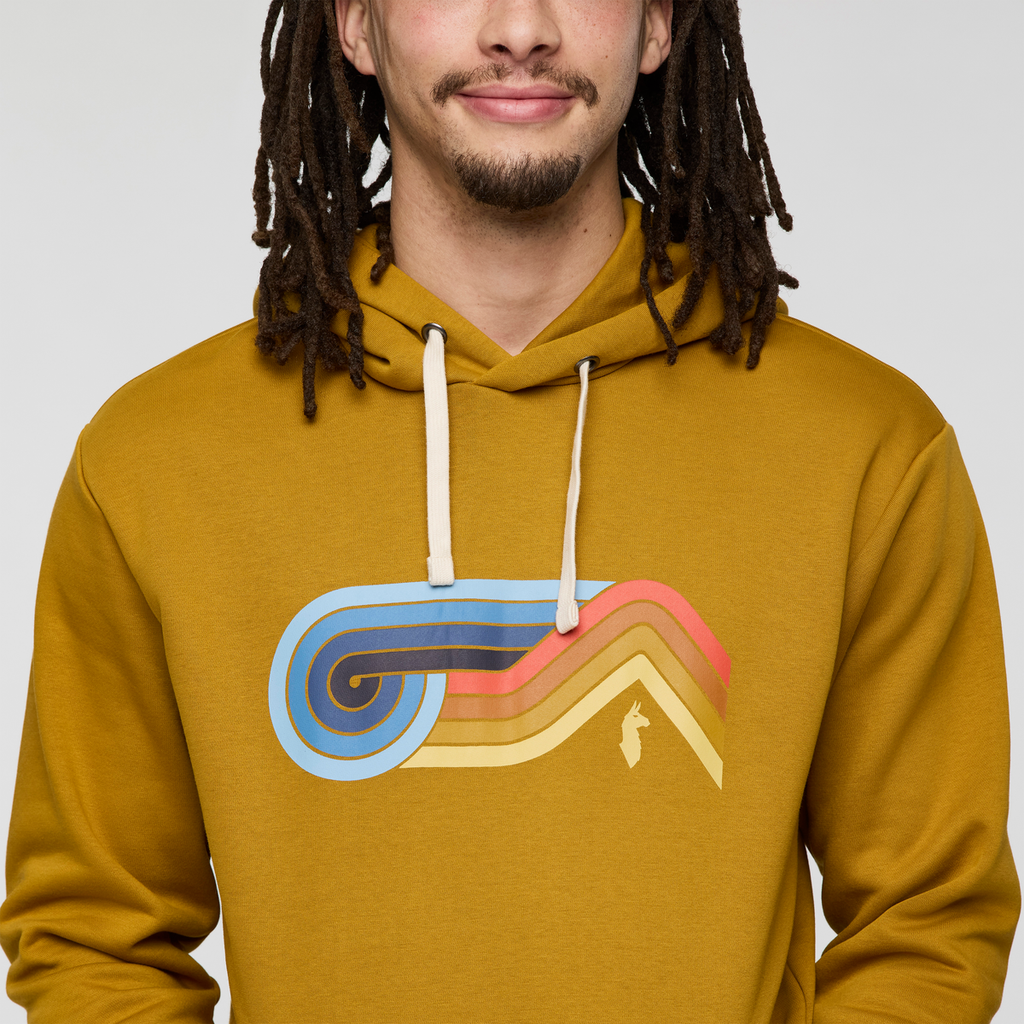 Melting Sunset Pullover Hoodie Men's | Cozy Outdoor Layer