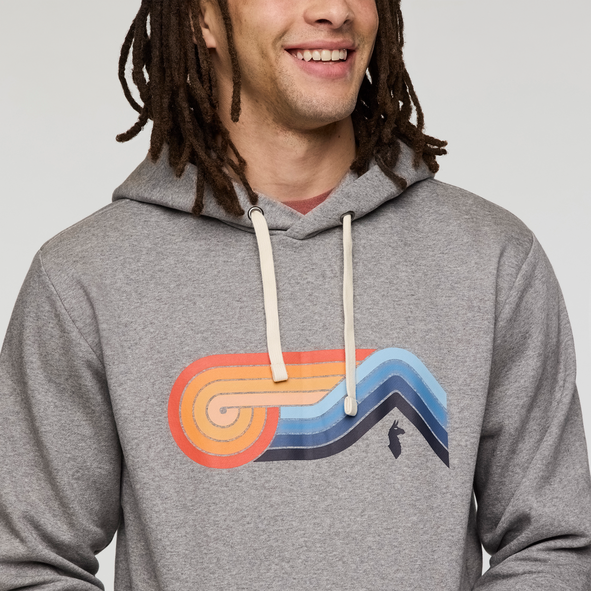 Melting Sunset Pullover Hoodie Men's | Cozy Outdoor Layer