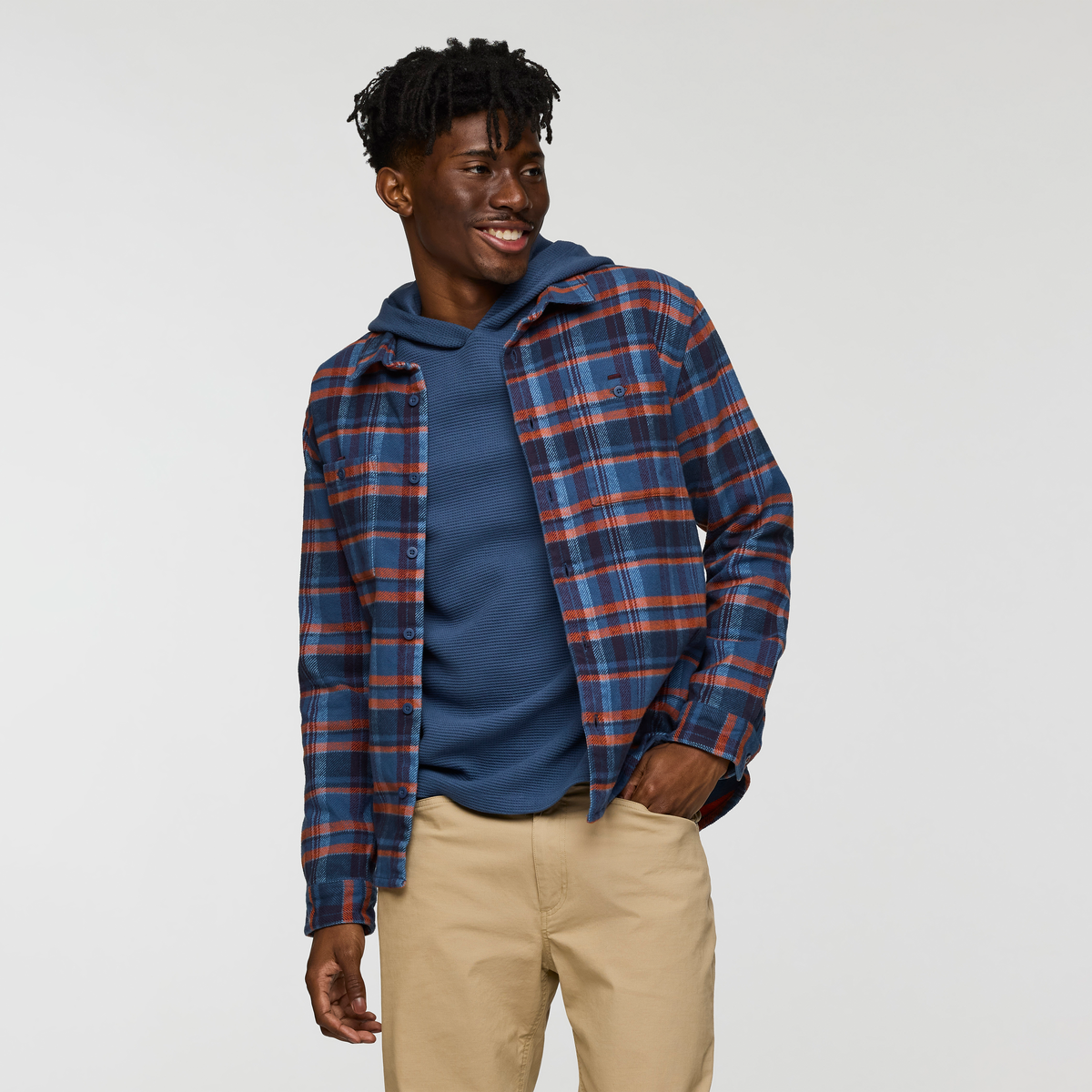 Mero Organic Flannel Shirt Men's | Comfortable Outdoor Top