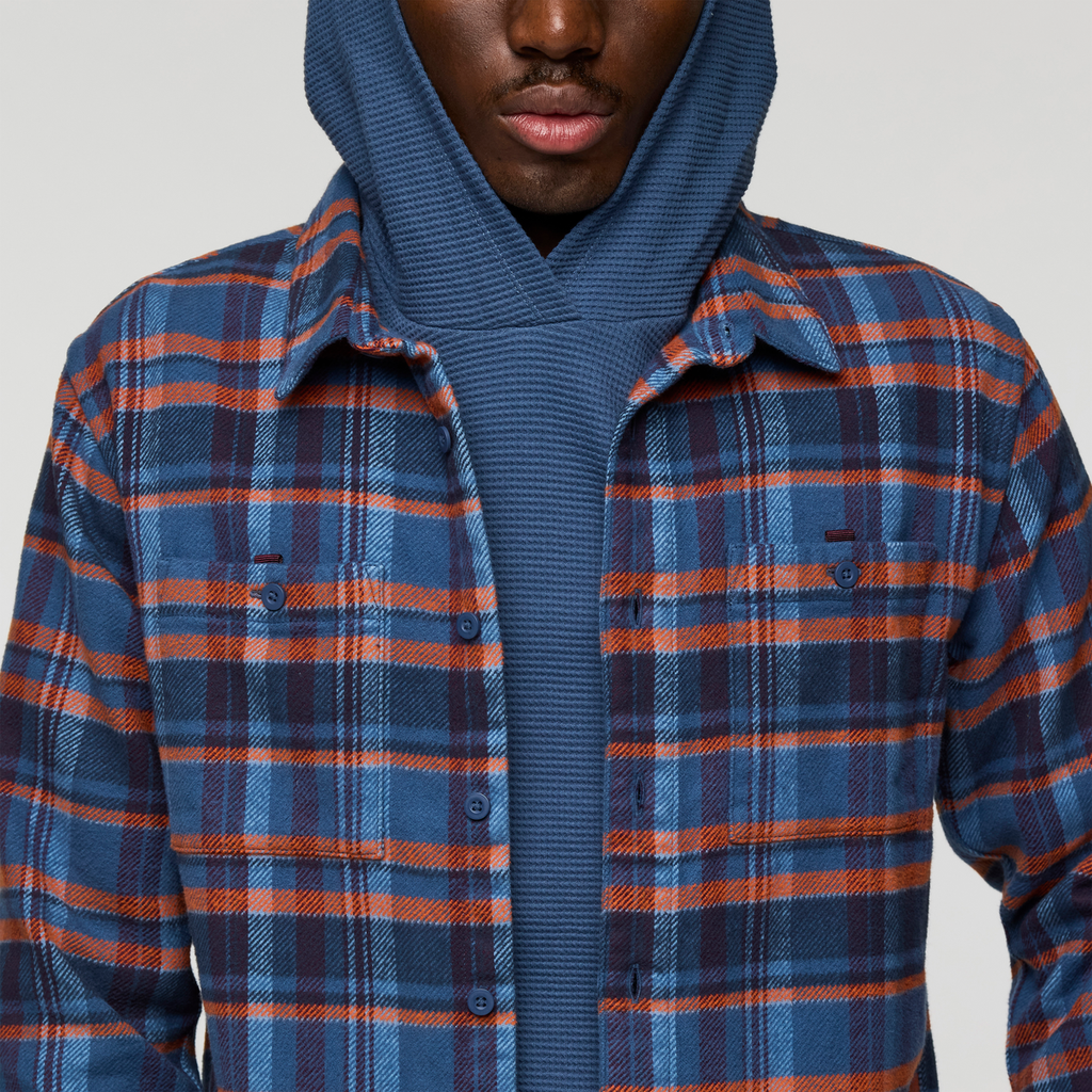 Mero Organic Flannel Shirt Men's | Comfortable Outdoor Top