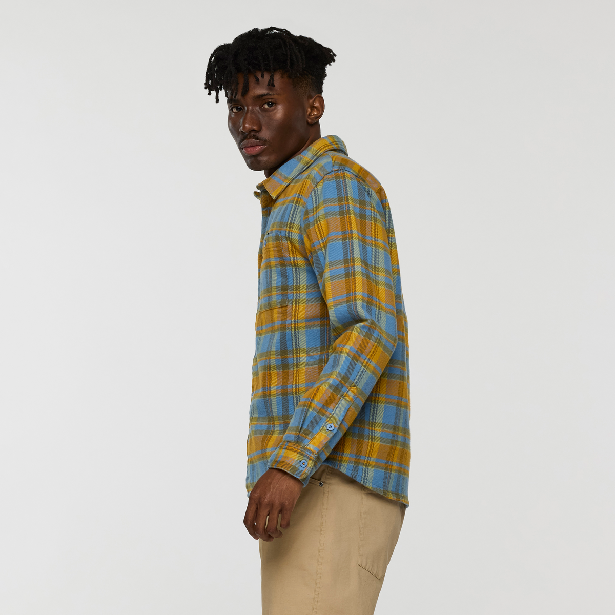 Mero Organic Flannel Shirt Men's | Comfortable Outdoor Top
