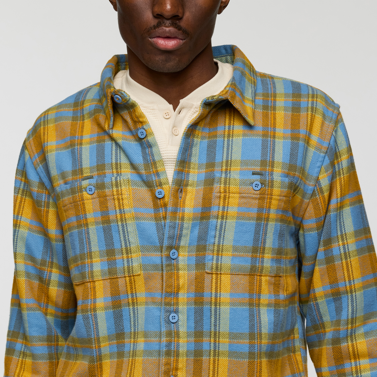 Mero Organic Flannel Shirt Men's | Comfortable Outdoor Top