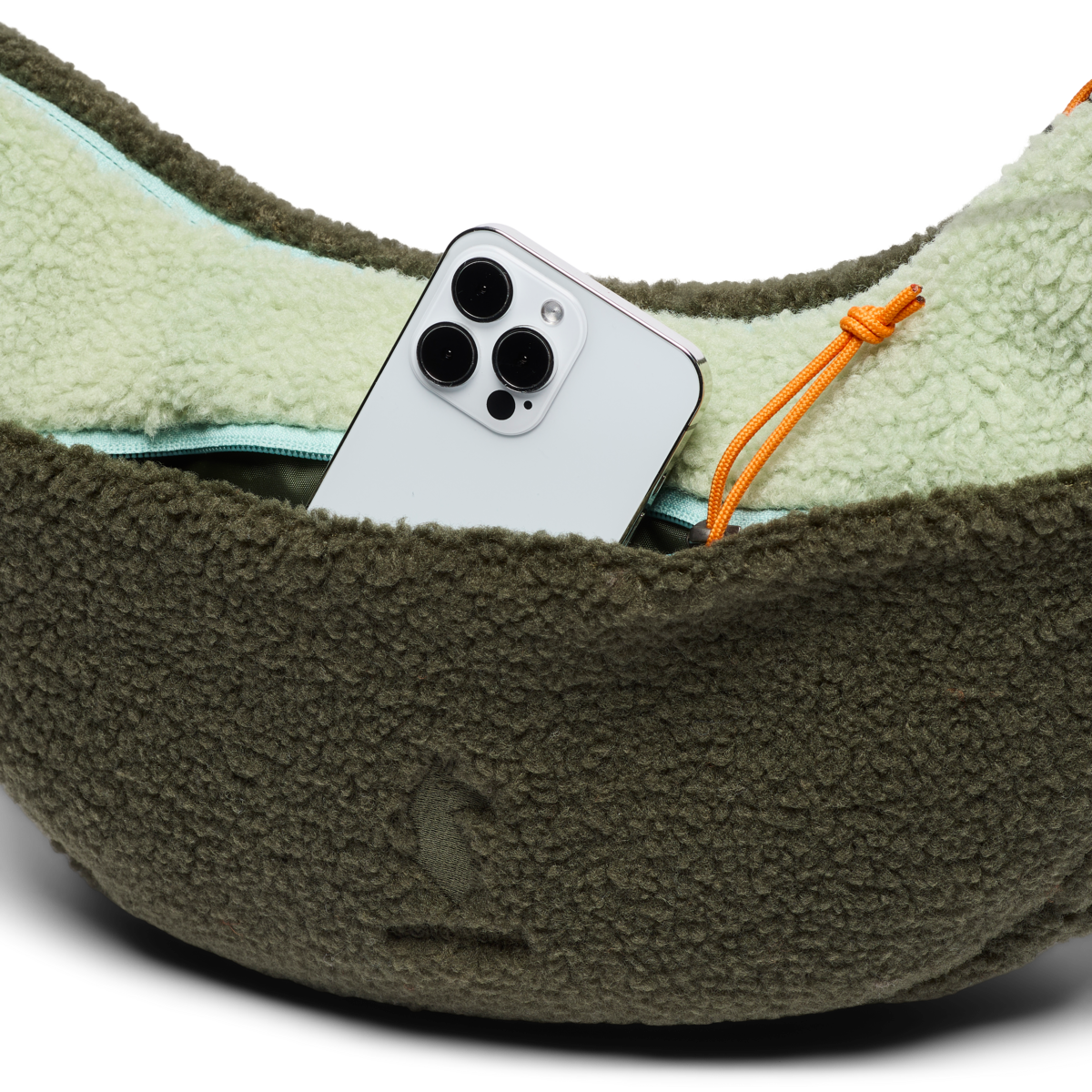 High Pile Fleece 6L Crescent Bag | Cozy Outdoor Layer
