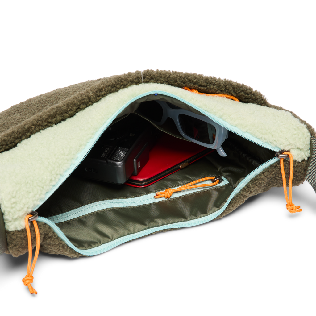 High Pile Fleece 6L Crescent Bag | Cozy Outdoor Layer