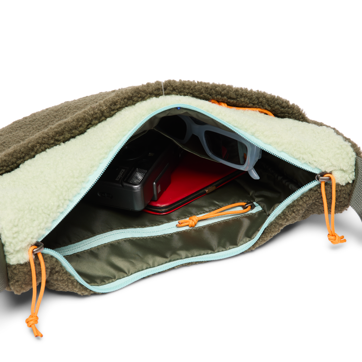 High Pile Fleece 6L Crescent Bag | Cozy Outdoor Layer