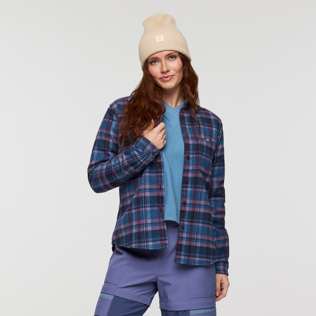 Mero Organic Flannel Shirt Women's | Comfortable Outdoor Top