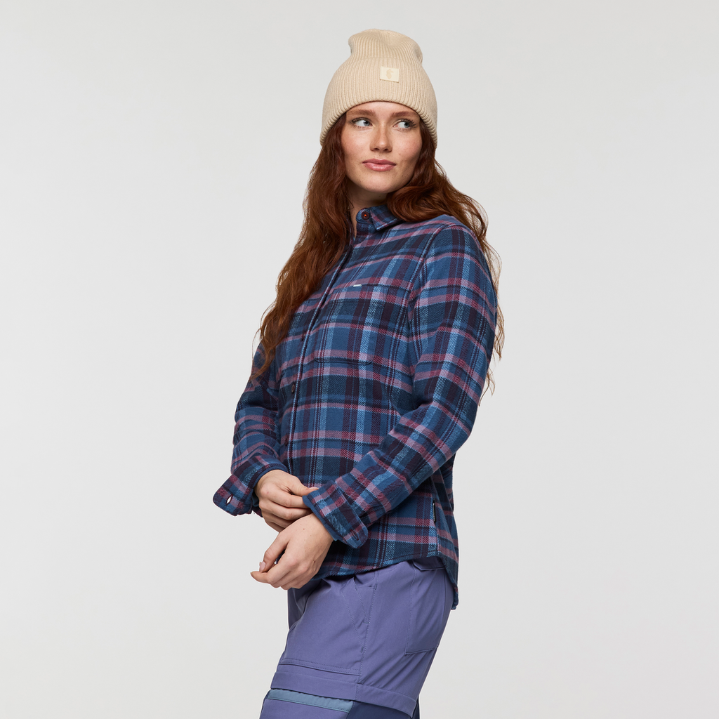 Mero Organic Flannel Shirt Women's | Comfortable Outdoor Top