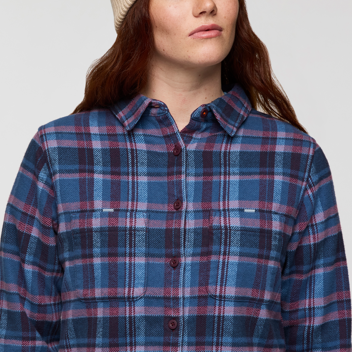 Mero Organic Flannel Shirt Women's | Comfortable Outdoor Top