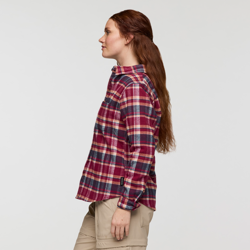 Mero Organic Flannel Shirt Women's | Comfortable Outdoor Top