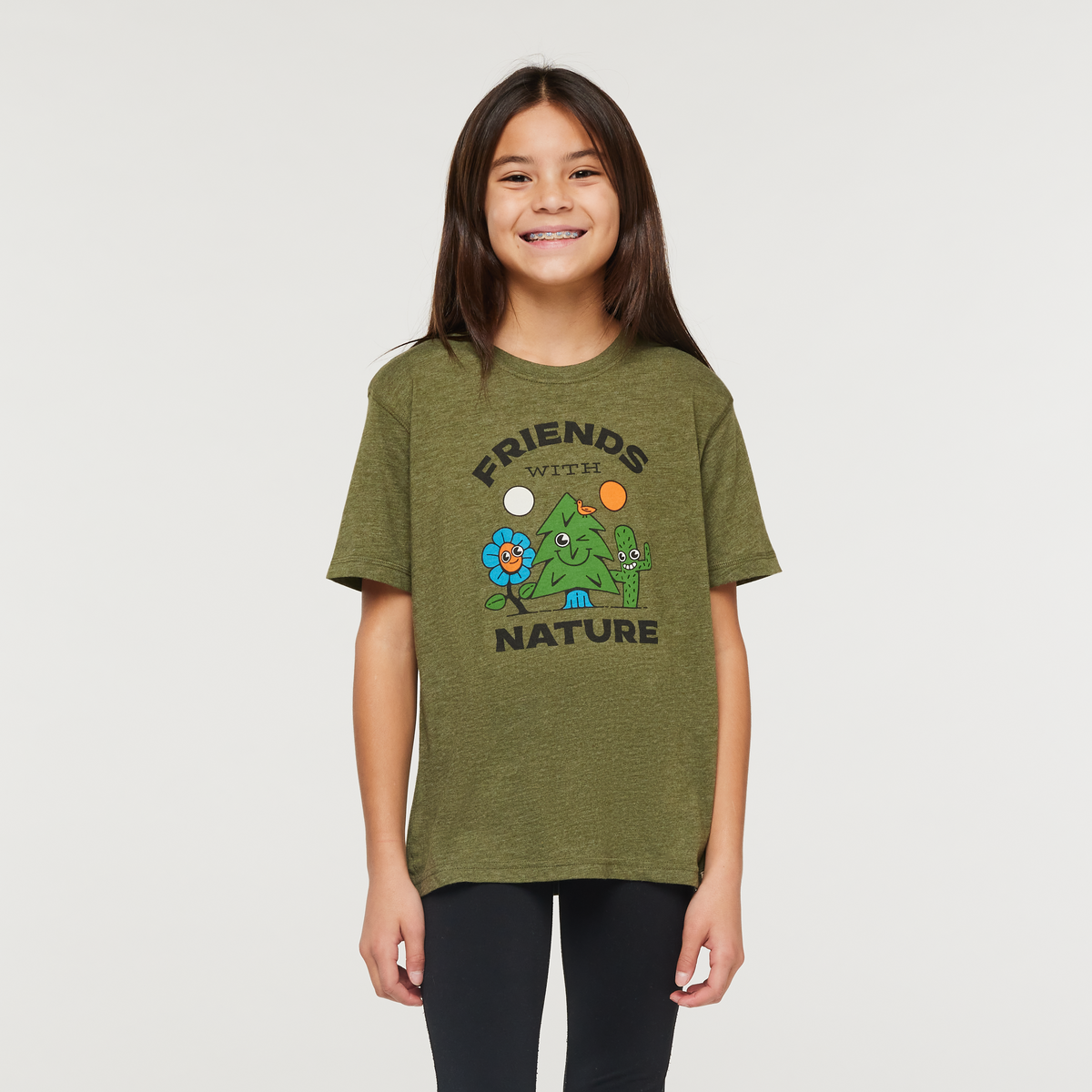 Friends with Nature T-Shirt Kids' | Comfortable Outdoor Top