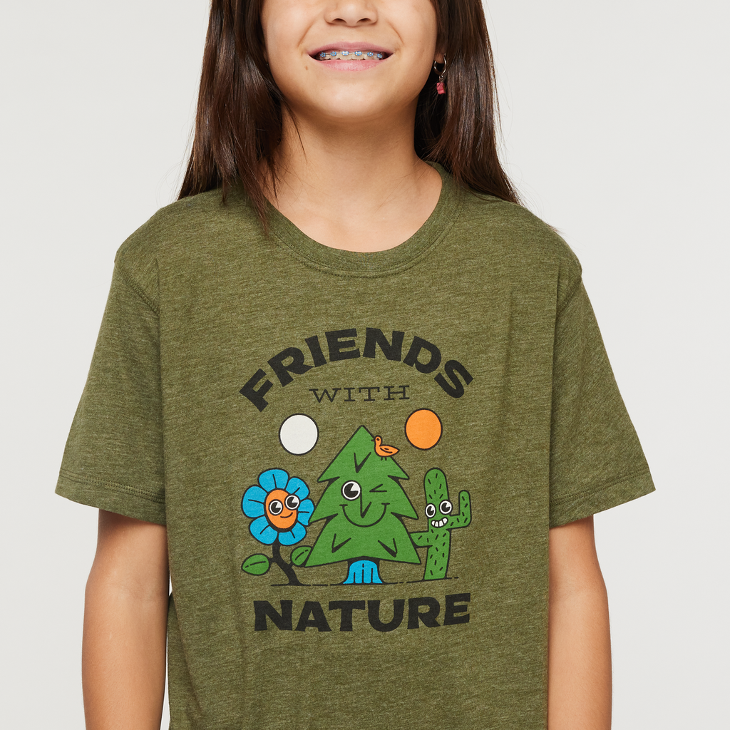 Friends with Nature T-Shirt Kids' | Comfortable Outdoor Top