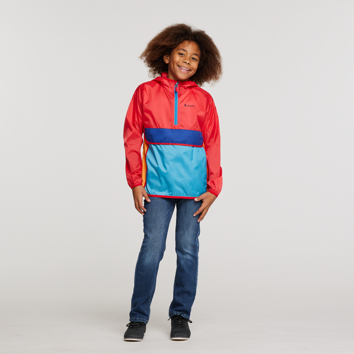 Teca Half-Zip Windbreaker Kids' | Versatile Outdoor Layer